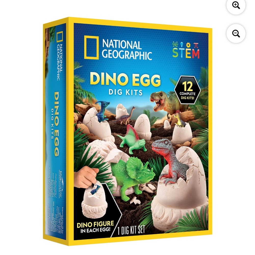 National Geographic Dino Egg Dig Kit - Green and Brown